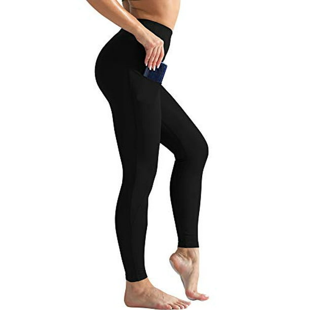 CADMUS Womens High Waist Yoga Leggings w Phone Pockets CADMUS Womens High Waist Yoga Leggings w Phone Pockets